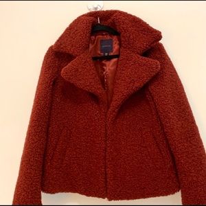 Red teddy jacket